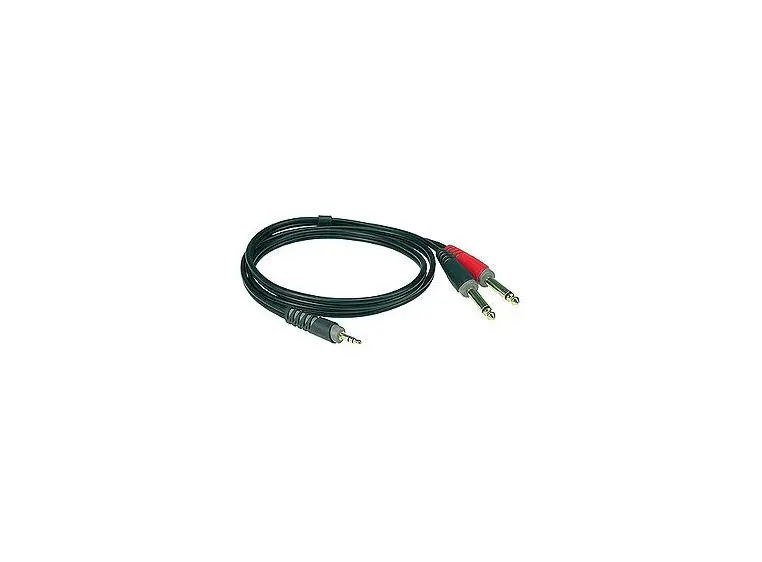 Klotz Y-kabel Stmjx2J mono 2 m 